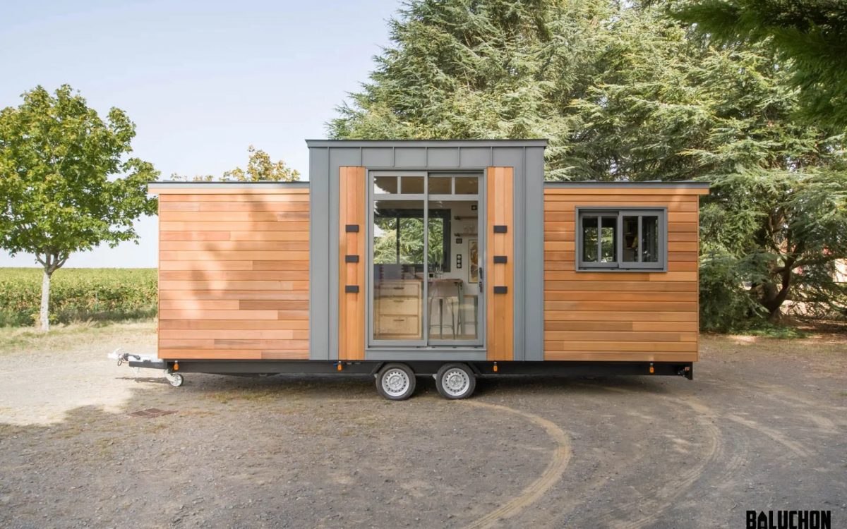«Эвкалипт»: мини-дом на колесах с одноэтажной компактной планировкой