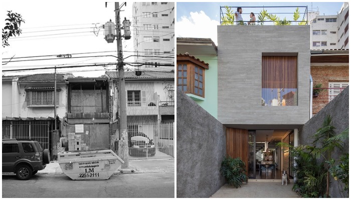 Полуразваленный дом местные архитекторы превратили в современное жилище