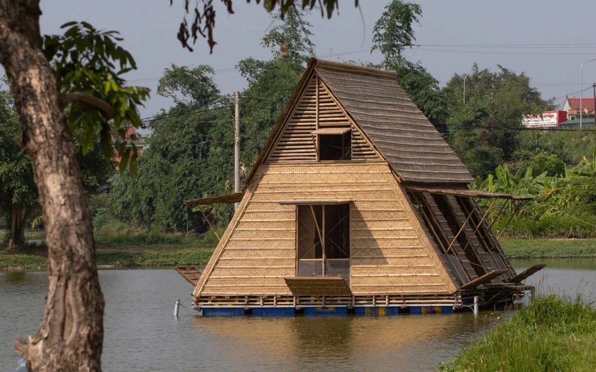 Плавающий бамбуковый дом как решение проблемы повышения уровня моря во Вьетнаме