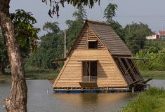 Плавающий бамбуковый дом как решение проблемы повышения уровня моря во Вьетнаме