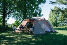 Land Nest Shelter: многокомнатная палатка для глэмпинга