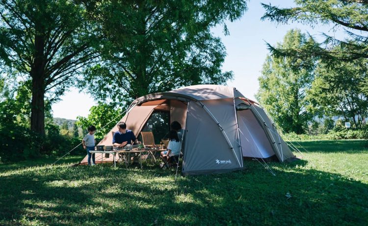Land Nest Shelter: многокомнатная палатка для глэмпинга