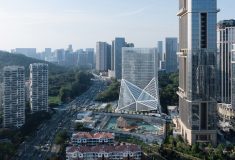 Современный офисный небоскреб JOMOO: керамический фасад и гибкий дизайн