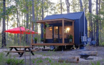Gunyah Modern: ультракомпактный крошечный дом