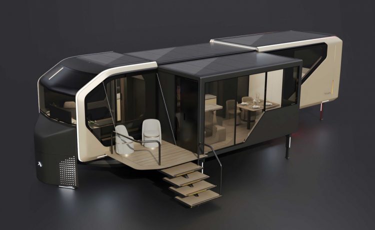 Складные дома-трейлеры Pininfarina: мобильность, автономность и роскошь Складные дома-трейлеры Pininfarina: мобильность, автономность и роскошь