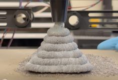 Пригодный для 3D-печати новый бетон затвердевает за 3 дня