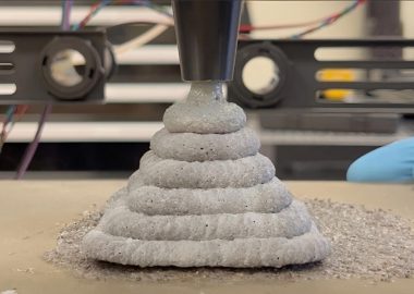 Пригодный для 3D-печати новый бетон затвердевает за 3 дня