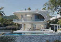 PERLA — скульптурный дом-волна на склоне холма над Марбельей