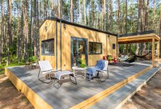 Мини-дом Forest: компактное жилье с просторной террасой и жизнью на природе