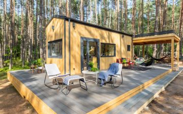 Мини-дом Forest: компактное жилье с просторной террасой и жизнью на природе