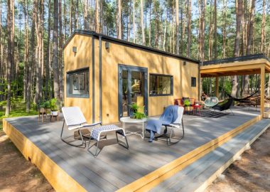 Мини-дом Forest: компактное жилье с просторной террасой и жизнью на природе