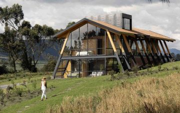 La Miradora: дом на вершине холма в Эквадоре