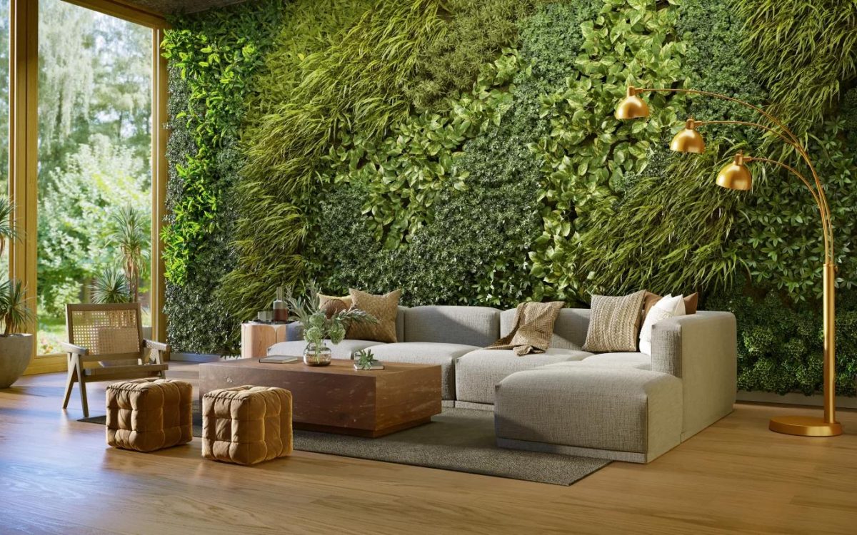 Умная зелёная стена: как технологии оживляют архитектуру