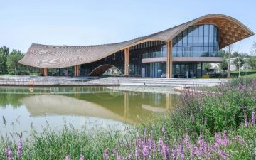 Ресторан Lakeside: архитектура, в которой дерево ведёт себя как лес