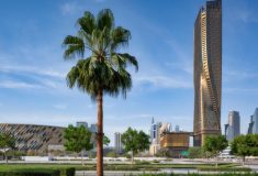 Wasl Tower: сверхвысокий небоскрёб с оригинальным терракотовым фасадом