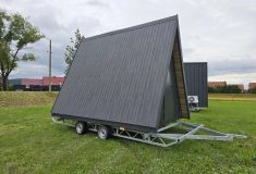 Передвижной дом А-образной формы — воплощение минимализма и компактности